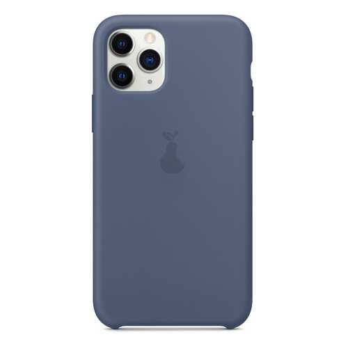 Чехол Silicone Case для iPhone 11 Pro Max Премиум, синий, SCPQIP11PM-56-ALAS в Связной