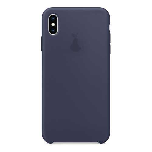 Чехол Silicone Case для iPhone X/XS, Dark Blue, SCIPXXS-08-MIDN в Связной