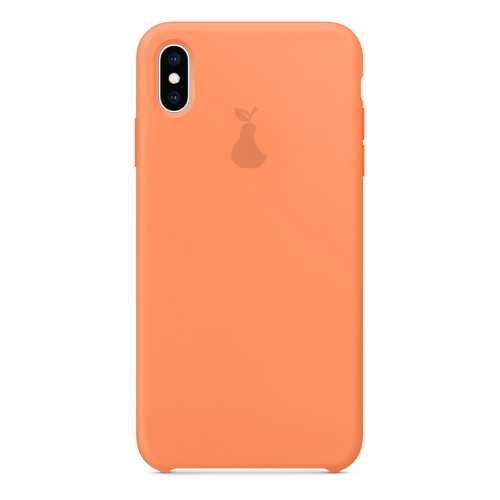 Чехол Silicone Case для iPhone X/XS, оранжевый, SCIPXXS-02-CLEM в Связной