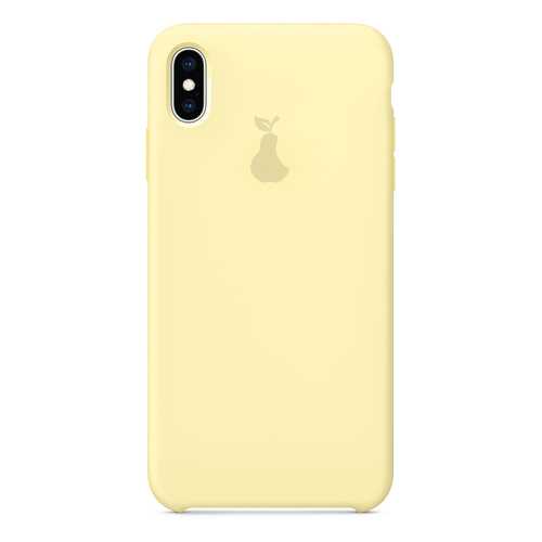 Чехол Silicone Case для iPhone X/XS Premium, Light Yellow, SCPQIPXXS-15-LIMO в Связной