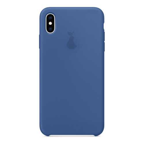 Чехол Silicone Case для iPhone X/XS Премиум, синий, SCPQIPXXS-46-ALAS в Связной