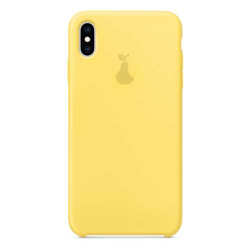 Чехол Silicone Case для iPhone X/XS, желтый, SCIPXXS-04-YELO в Связной