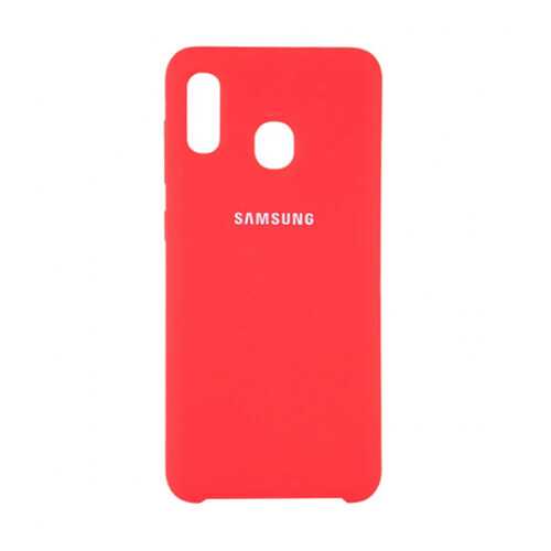 Чехол Silicone Cover для Samsung Galaxy A20 / A30 Red в Связной