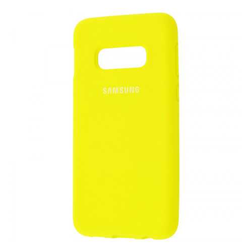 Чехол Silicone Cover для Samsung Galaxy S10 E (full protective) Yellow в Связной