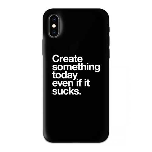 Чехол СМАКС Create something today для Apple iPhone X в Связной