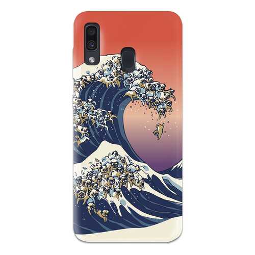 Чехол СМАКС The Great Wave of Pug для Samsung Galaxy A30 в Связной