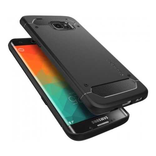 Чехол Spigen Rugged Capsule для Galaxy S6 EdgePlus Black Spigen11698 в Связной