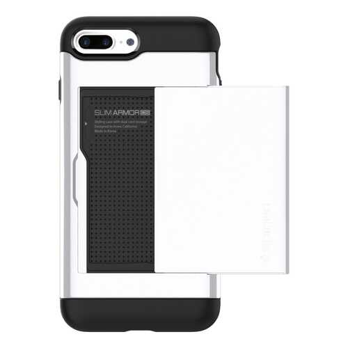 Чехол-визитница Spigen Slim Armor CS для iPhone 7 Plus/8 Plus Jet White (043CS21044) в Связной