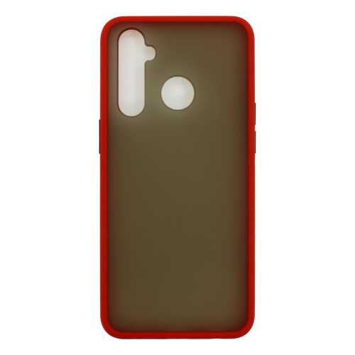 Чехол Zibelino Plastic Matte для Realme 5 Pro/ Realme Q Red в Связной