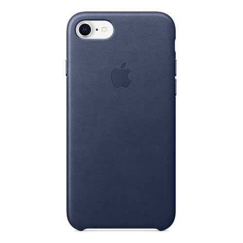 Кейс для Apple iPhone 8 / 7 Leather Midnight Blue (MQH82ZM/A) в Связной