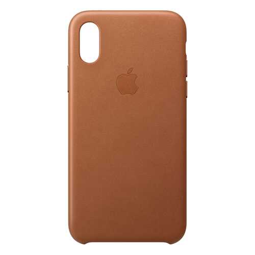 Кейс для iPhone Apple Leather XS кожаный коричневый MRWP2ZM/A в Связной