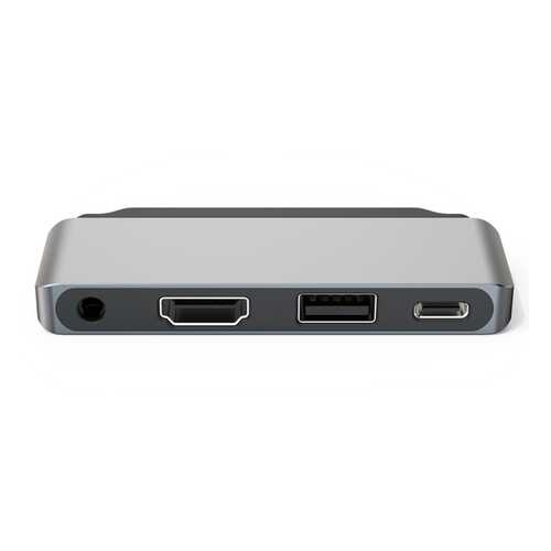 Адаптер Red Line Multiport adapter Type-C 4 in 1 Silver в Связной