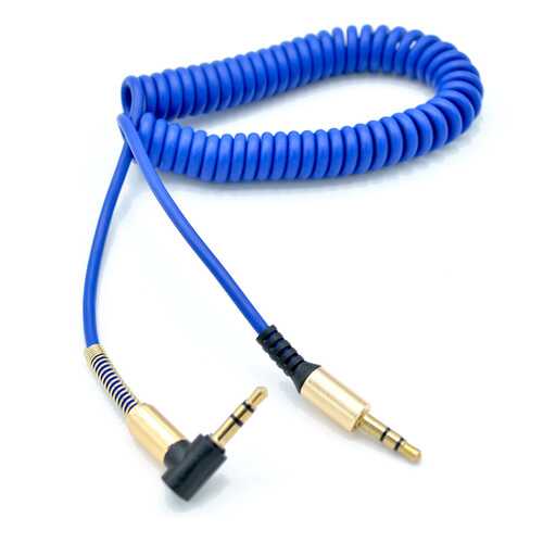 Aux кабель INNOVATION (M1-AUDIO) L-образный, пружина Blue в Связной