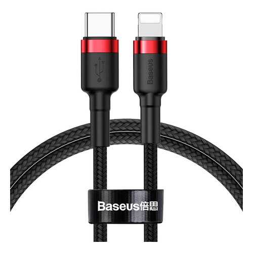 Кабель Baseus Cafule Cable 18W 1м Black/Red в Связной