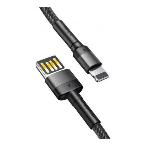 Кабель Baseus Cafule Cable Lightning 1m Grey/Black/Black в Связной