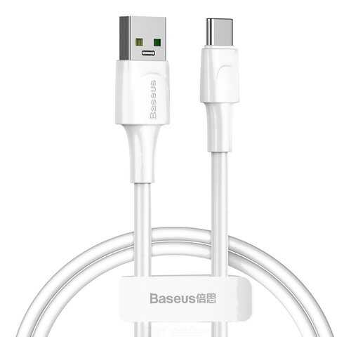 Кабель Baseus USB-Type-C White Quick Charging White 1m 5A в Связной