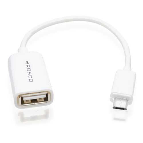 Кабель Brosco microUSB White в Связной