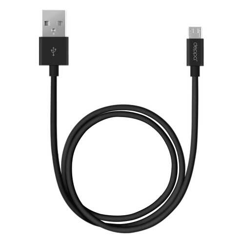 Кабель Deppa 72205 microUSB 2м Black в Связной