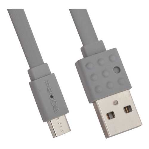 Кабель Remax microUSB 1м Grey в Связной