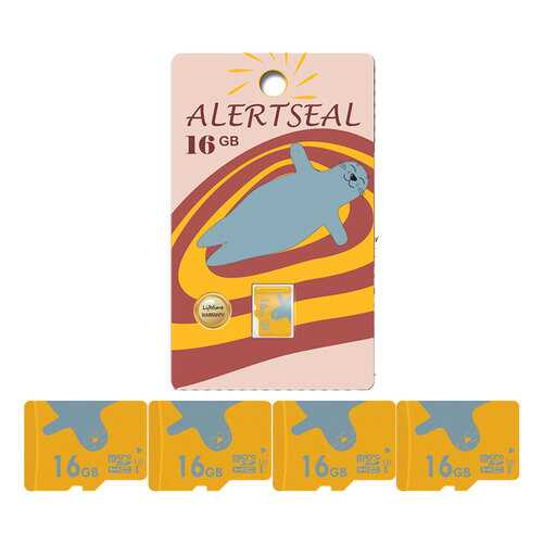 Карта памяти Alertseal microSDHC Class 10 U3 16GB 5шт в Связной