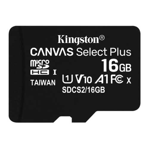 Карта памяти Kingston 16GB Canvas Select Plus (SDCS2/16GBSP) в Связной