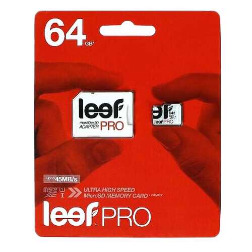 Карта памяти Leef Micro SD LFMSDPRO-06410R 64GB в Связной