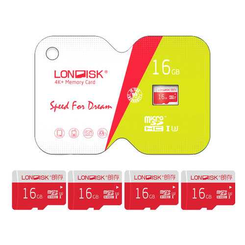 Карта памяти Londisk Extreme microSDHC UHS-I Class 10 U3 16GB 5шт в Связной