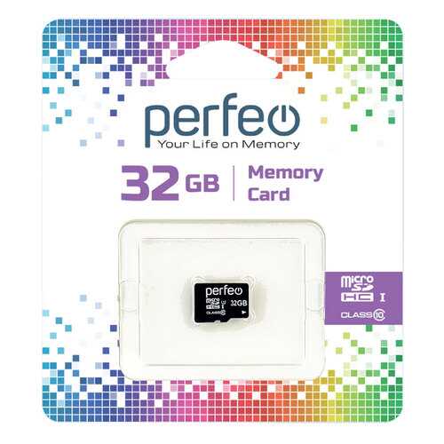 Карта памяти Perfeo microSD 32GB High-Capacity (Class 10) без адаптера в Связной