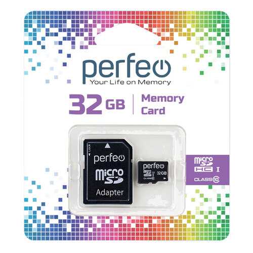 Карта памяти Perfeo microSD 32GB High-Capacity (Class 10) в Связной