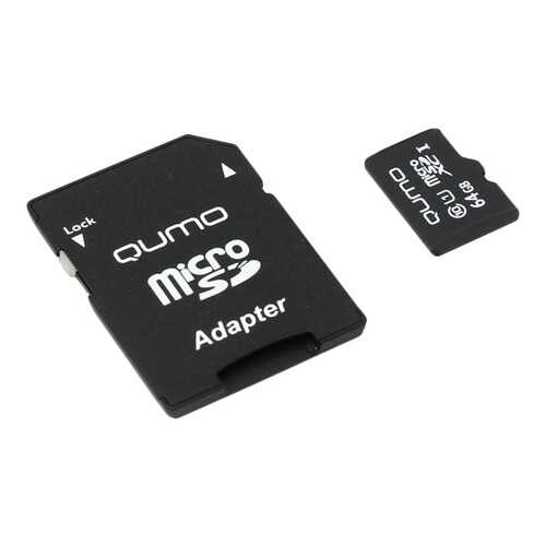 Карта памяти QUMO Micro SDXC QM64GMICSDXC10U1 64GB в Связной