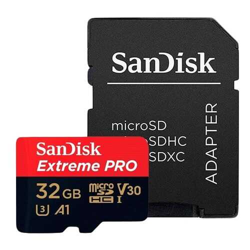 Карта памяти SanDisk Micro SDHC Extreme Pro SDSQXCG-032G-GN6MA 32GB в Связной