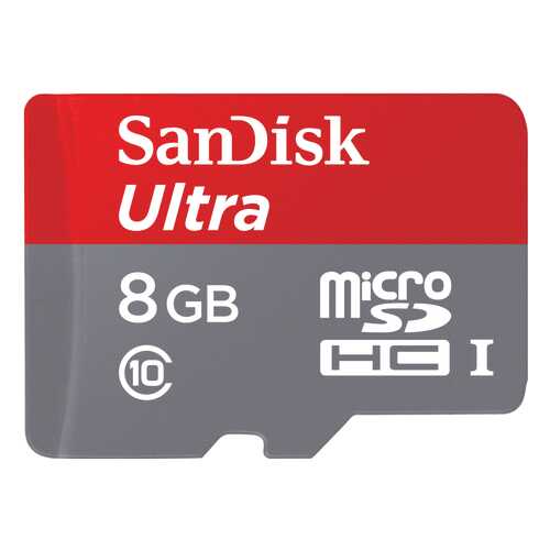 Карта памяти SanDisk Micro SDHC Ultra SDSDQUIN-008G-G4 8GB в Связной