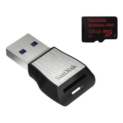 Карта памяти SanDisk Micro SDXC Extreme Pro SDSQXPJ-128G-GN6M3 128GB в Связной