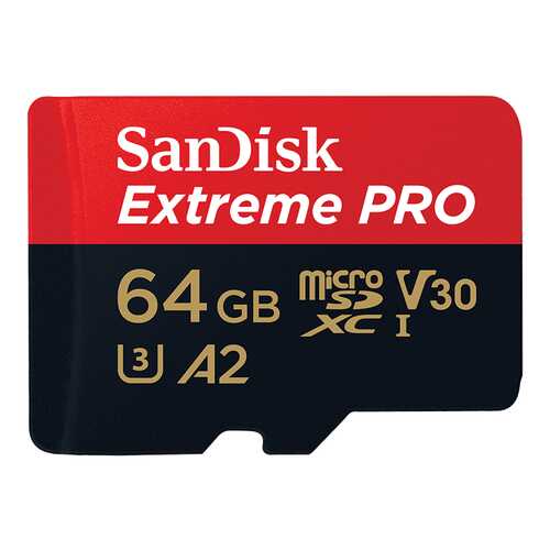 Карта памяти SanDisk SDXC Extreme Pro SDSQXCY-064G-GN6MA 64GB в Связной