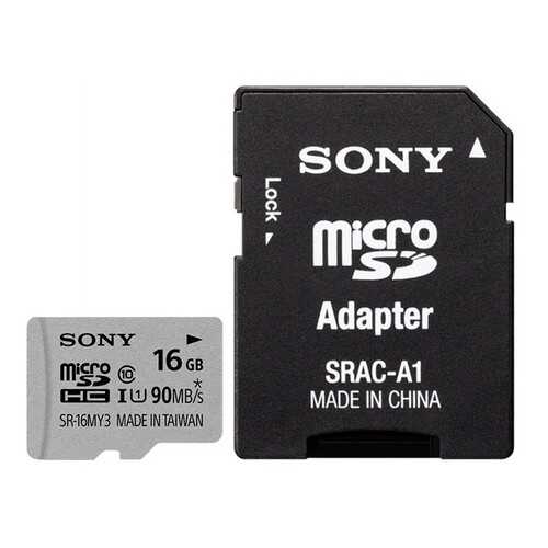 Карта памяти Sony Micro SDHC SR-16MY3A/ST 16GB в Связной