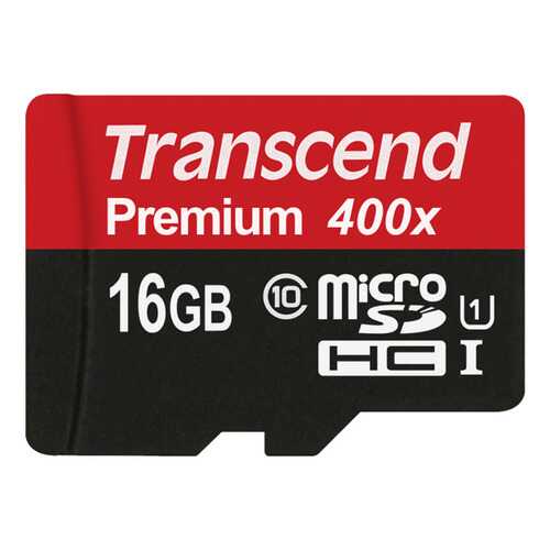 Карта памяти Transcend Micro SDHC TS16GUSDCU1 16GB в Связной