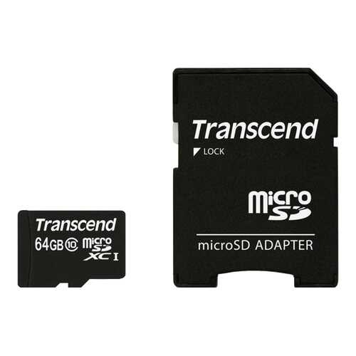 Карта памяти Transcend Micro SDXC Premium TS64GUSDXC10 64GB в Связной