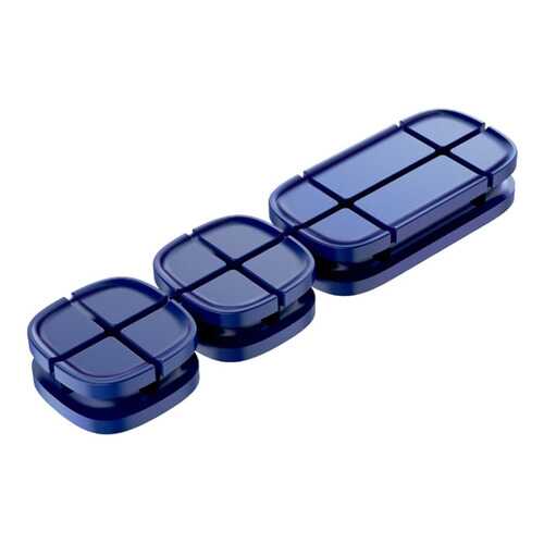 Держатель Baseus Cross Peas Cable Clip Blue в Связной