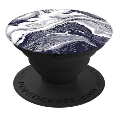 Держатель Popsockets Black White Marble (101330) в Связной