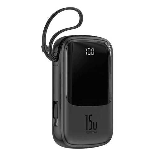 Внешний аккумулятор Baseus Q Pow (PPQD-B01) 10000mAh with Lightning (Black) в Связной