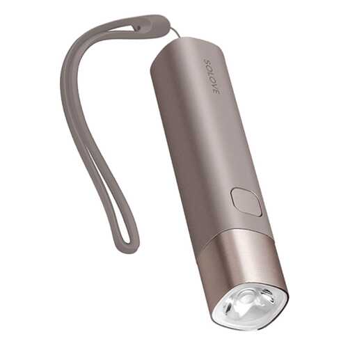 Внешний аккумулятор SOLOVE X3s Portable Flashlight Power Bank Grey в Связной