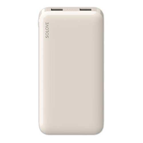 Внешний аккумулятор Xiaomi SOLOVE 10000mAh (001M Beige) Beige в Связной