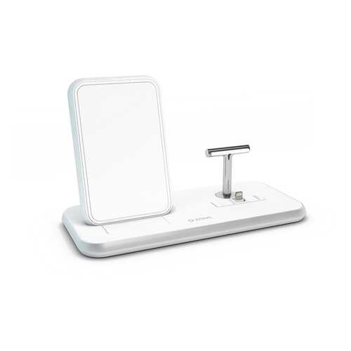 Беспроводное зарядное устройство Zens Dual Aluminium Wireless Charger ZEDC06 (White) в Связной