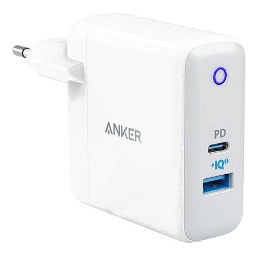 Сетевое зарядное устройство Anker Powerport USB/USB Type-C 3A White в Связной