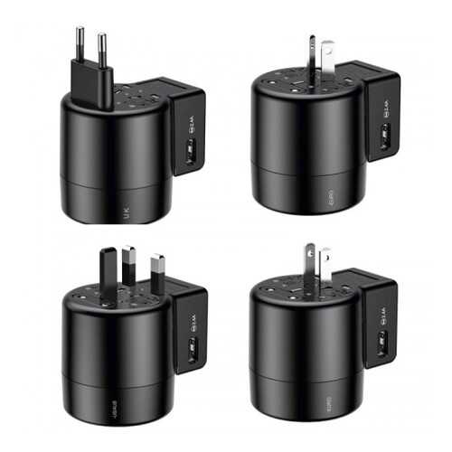 Сетевое зарядное устройство Baseus Rotation Type Universal Charger Black в Связной