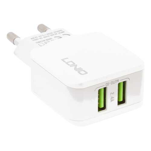 Сетевое зарядное устройство LDNIO A2202 2 USB 2,4A White в Связной