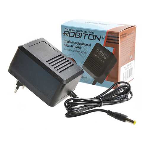 Сетевое зарядное устройство Robiton AB9-800S 9V-0,8А 5,5х2,1/12(-) в Связной