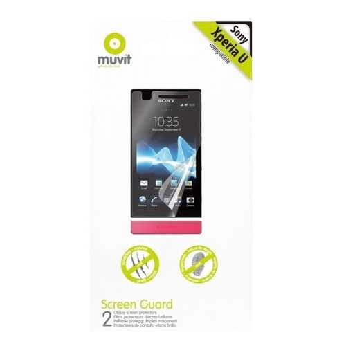 Пленка Muvit MUSCP0223 для Sony Xperia U 2шт в Связной