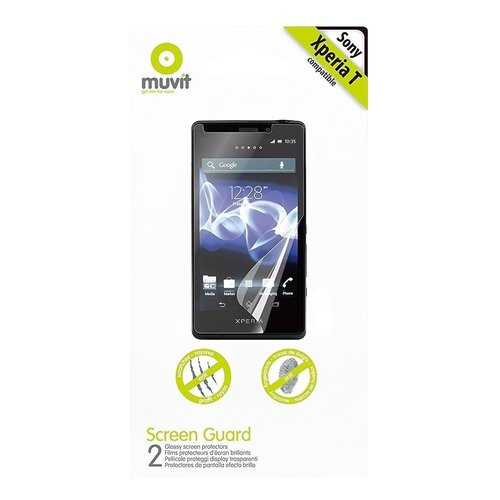 Пленка Muvit MUSCP0258 для Sony Xperia T 2шт в Связной