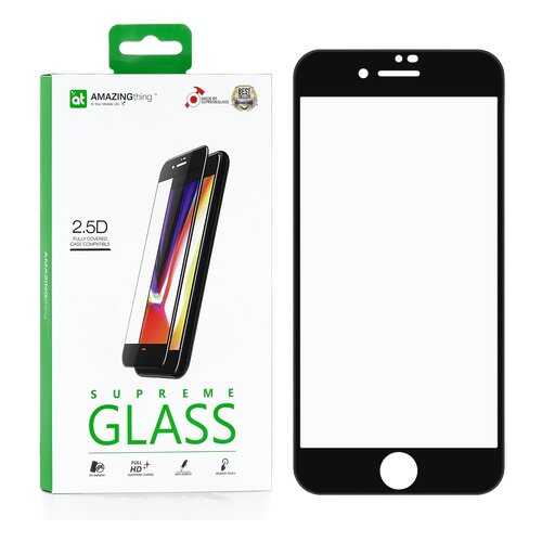 Защитное стекло AMAZINGthing SupremeGlass Full Glue Black 0.33mm для Apple iPhone 7 в Связной